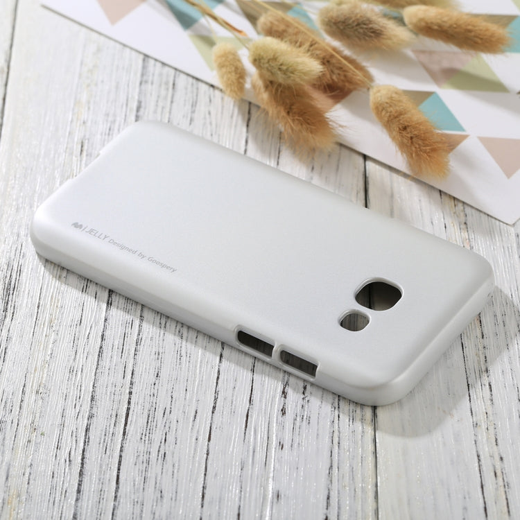 GOOSPERY I JELLY METAL Series for Galaxy A3 (2017) Full Coverage TPU Protective Back Cover Case