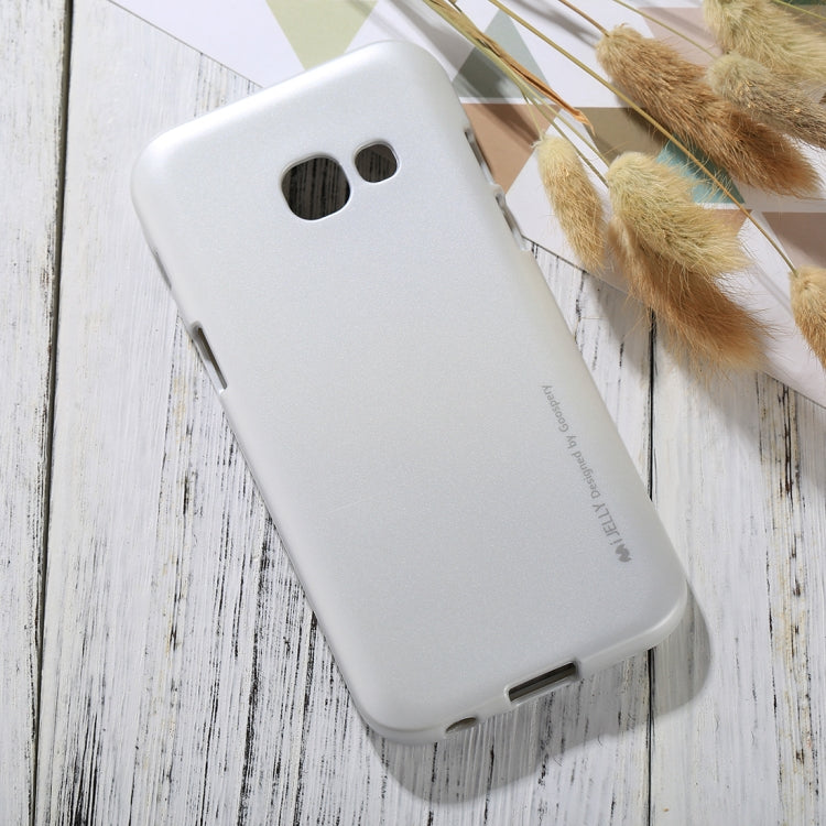 GOOSPERY I JELLY METAL Series for Galaxy A3 (2017) Full Coverage TPU Protective Back Cover Case