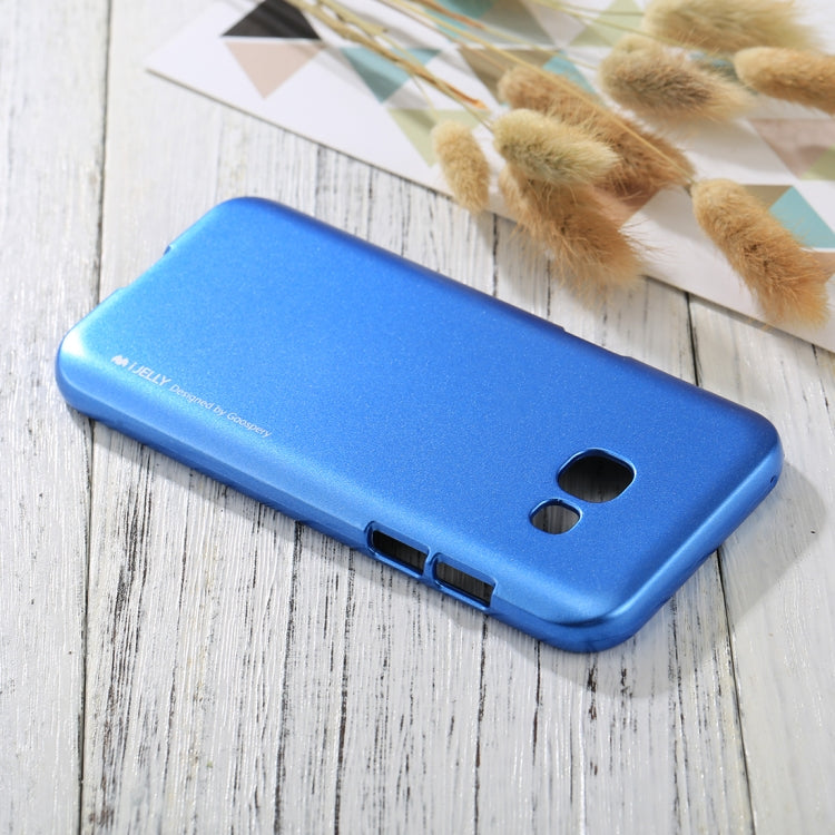 GOOSPERY I JELLY METAL Series for Galaxy A3 (2017) Full Coverage TPU Protective Back Cover Case