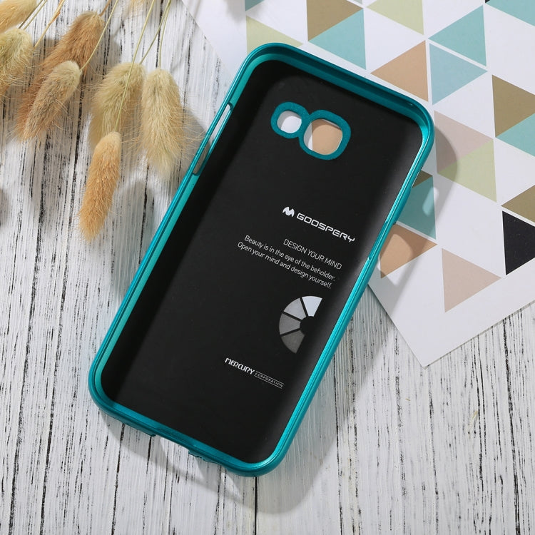 GOOSPERY I JELLY METAL Series for Galaxy A5 (2017) Full Coverage TPU Protective Back Cover Case