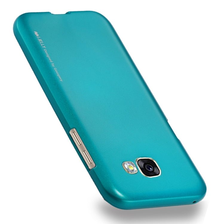 GOOSPERY I JELLY METAL Series for Galaxy A5 (2017) Full Coverage TPU Protective Back Cover Case