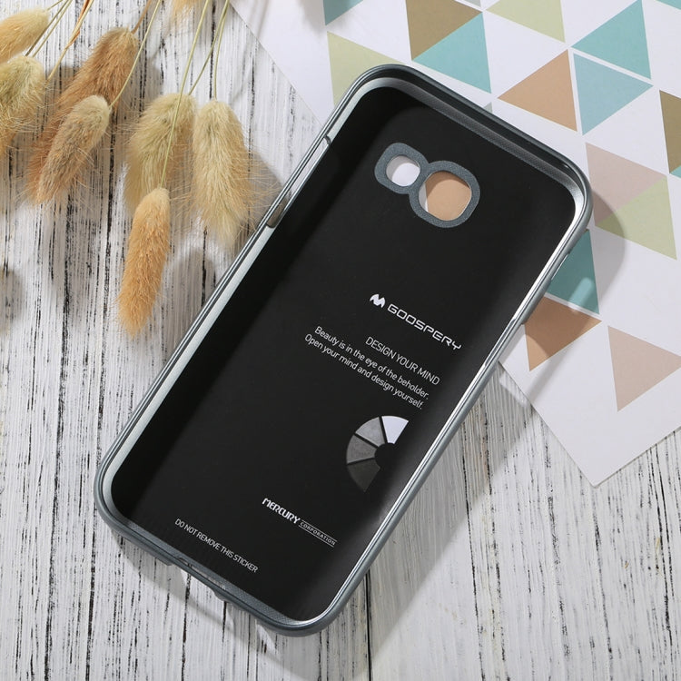 GOOSPERY I JELLY METAL Series for Galaxy A5 (2017) Full Coverage TPU Protective Back Cover Case