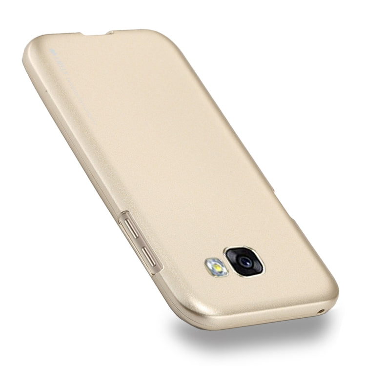 GOOSPERY I JELLY METAL Series for Galaxy A5 (2017) Full Coverage TPU Protective Back Cover Case
