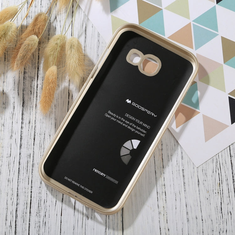 GOOSPERY I JELLY METAL Series for Galaxy A5 (2017) Full Coverage TPU Protective Back Cover Case