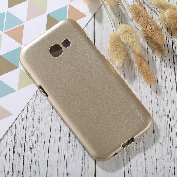 GOOSPERY I JELLY METAL Series for Galaxy A5 (2017) Full Coverage TPU Protective Back Cover Case