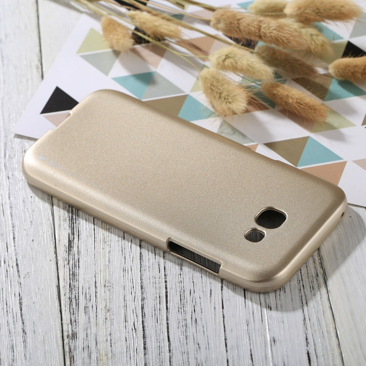 GOOSPERY I JELLY METAL Series for Galaxy A5 (2017) Full Coverage TPU Protective Back Cover Case
