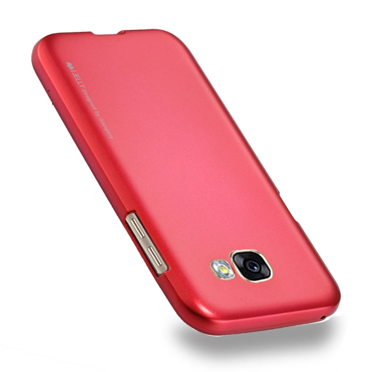 GOOSPERY I JELLY METAL Series for Galaxy A5 (2017) Full Coverage TPU Protective Back Cover Case