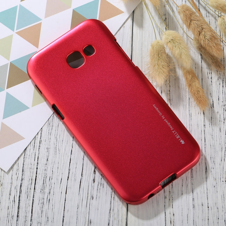 GOOSPERY I JELLY METAL Series for Galaxy A5 (2017) Full Coverage TPU Protective Back Cover Case