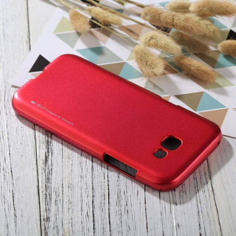 GOOSPERY I JELLY METAL Series for Galaxy A5 (2017) Full Coverage TPU Protective Back Cover Case