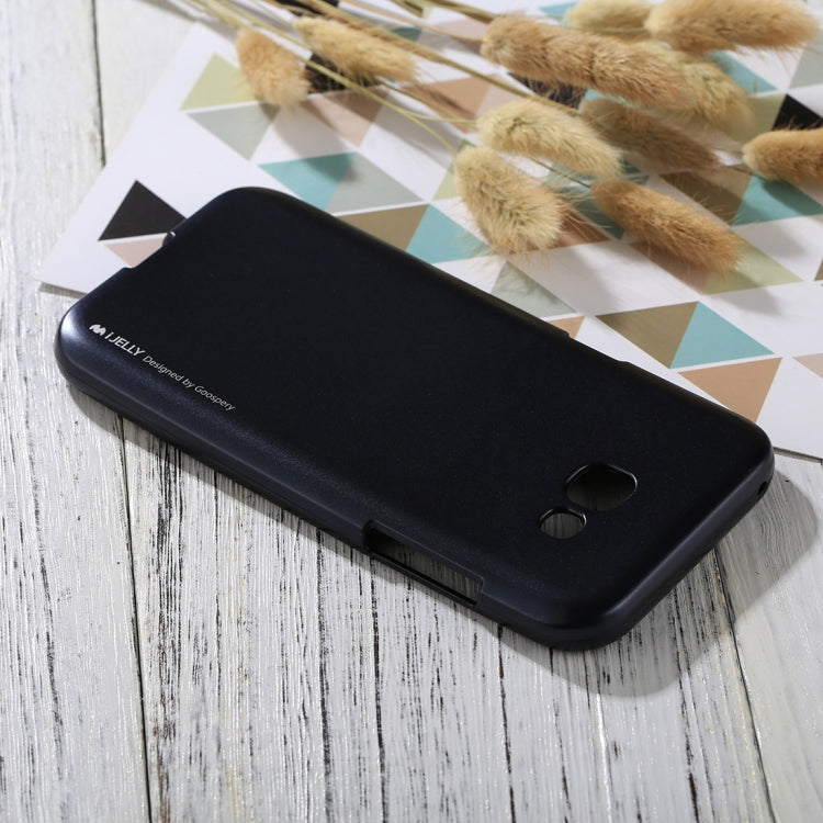 GOOSPERY I JELLY METAL Series for Galaxy A5 (2017) Full Coverage TPU Protective Back Cover Case