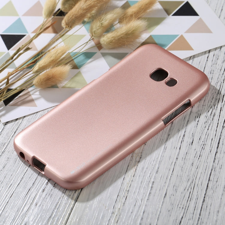 GOOSPERY I JELLY METAL Series for Galaxy A5 (2017) Full Coverage TPU Protective Back Cover Case