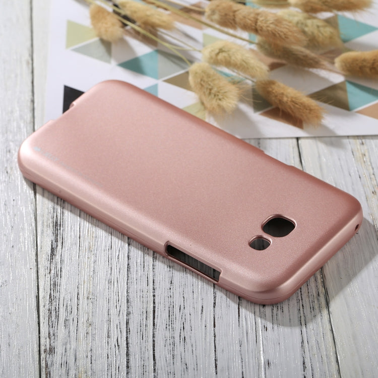 GOOSPERY I JELLY METAL Series for Galaxy A5 (2017) Full Coverage TPU Protective Back Cover Case
