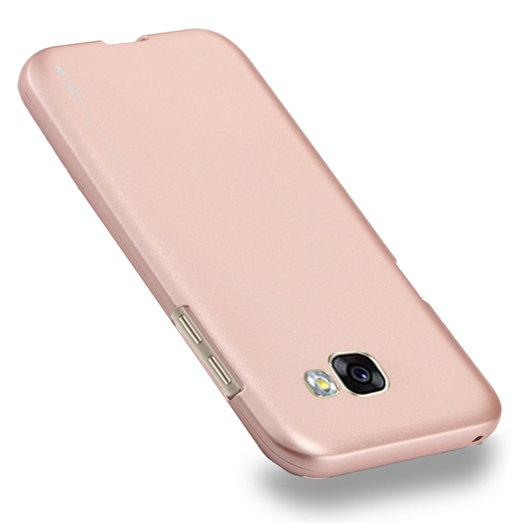 GOOSPERY I JELLY METAL Series for Galaxy A5 (2017) Full Coverage TPU Protective Back Cover Case