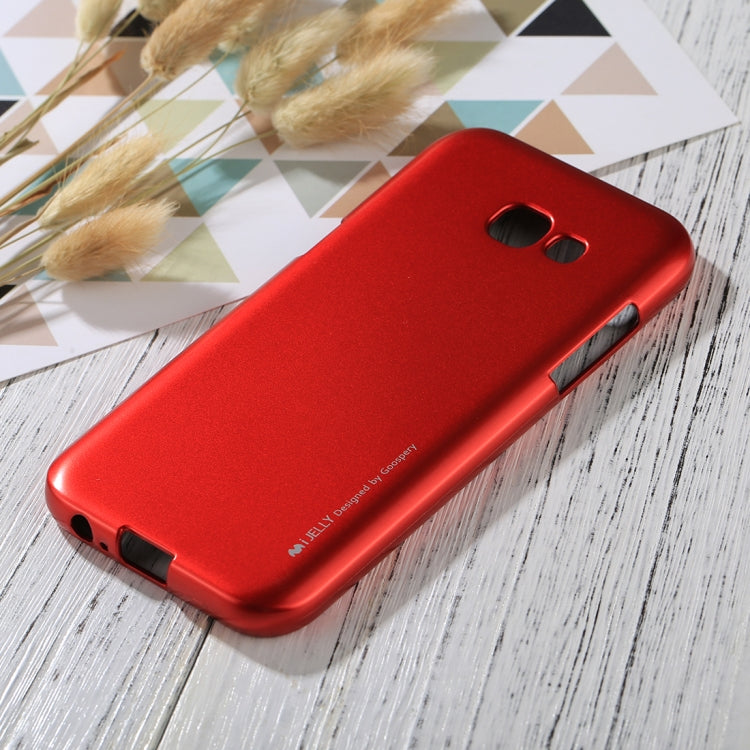 GOOSPERY I JELLY METAL Series for Galaxy A5 (2017) Full Coverage TPU Protective Back Cover Case