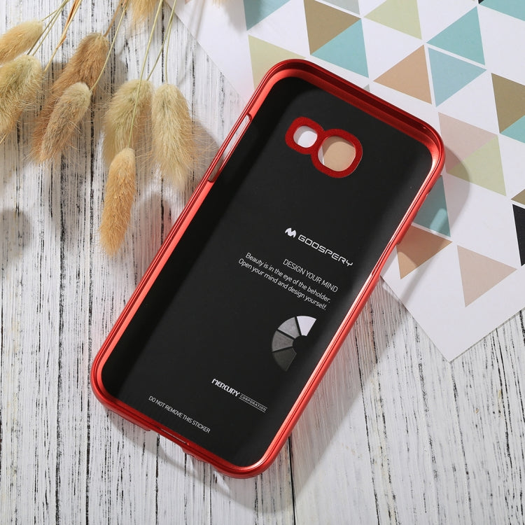 GOOSPERY I JELLY METAL Series for Galaxy A5 (2017) Full Coverage TPU Protective Back Cover Case