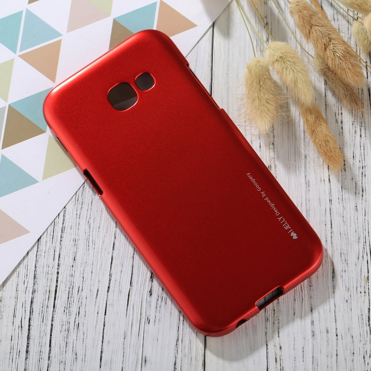 GOOSPERY I JELLY METAL Series for Galaxy A5 (2017) Full Coverage TPU Protective Back Cover Case