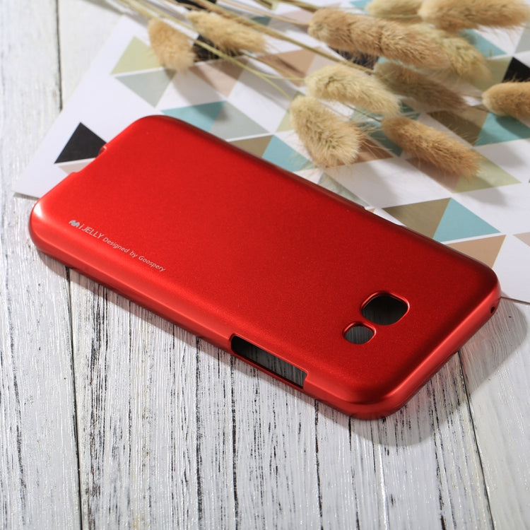 GOOSPERY I JELLY METAL Series for Galaxy A5 (2017) Full Coverage TPU Protective Back Cover Case