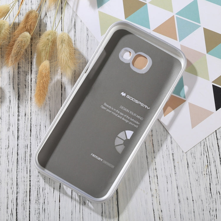 GOOSPERY I JELLY METAL Series for Galaxy A5 (2017) Full Coverage TPU Protective Back Cover Case