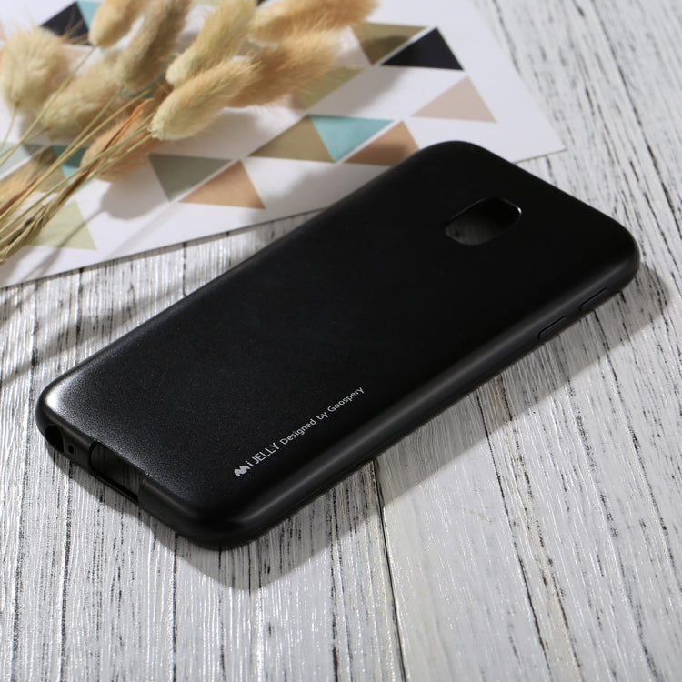 GOOSPERY I JELLY METAL Series for Galaxy J3 (2017) ( EU Version) Full Coverage TPU Protective Back Cover Case