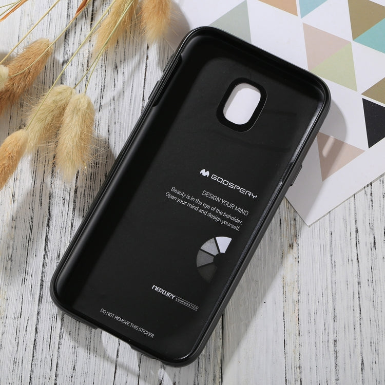 GOOSPERY I JELLY METAL Series for Galaxy J3 (2017) ( EU Version) Full Coverage TPU Protective Back Cover Case