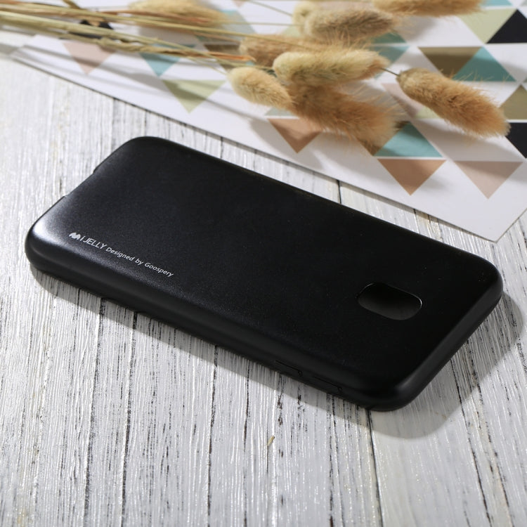 GOOSPERY I JELLY METAL Series for Galaxy J3 (2017) ( EU Version) Full Coverage TPU Protective Back Cover Case