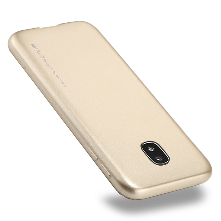 GOOSPERY I JELLY METAL Series for Galaxy J3 (2017) ( EU Version) Full Coverage TPU Protective Back Cover Case