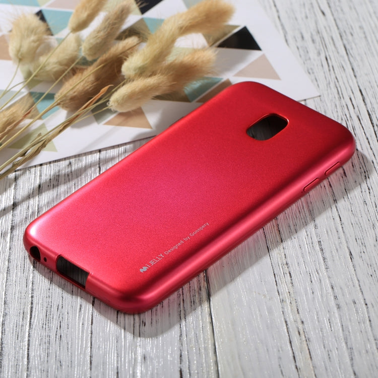 GOOSPERY I JELLY METAL Series for Galaxy J3 (2017) ( EU Version) Full Coverage TPU Protective Back Cover Case