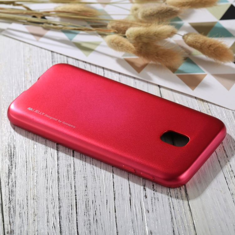 GOOSPERY I JELLY METAL Series for Galaxy J3 (2017) ( EU Version) Full Coverage TPU Protective Back Cover Case