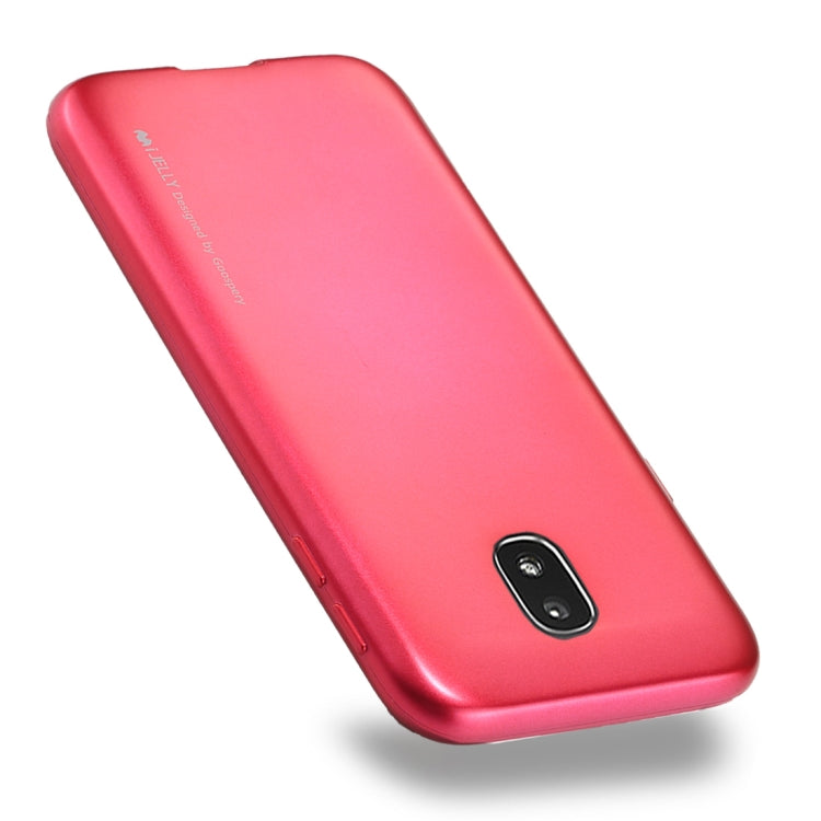 GOOSPERY I JELLY METAL Series for Galaxy J3 (2017) ( EU Version) Full Coverage TPU Protective Back Cover Case