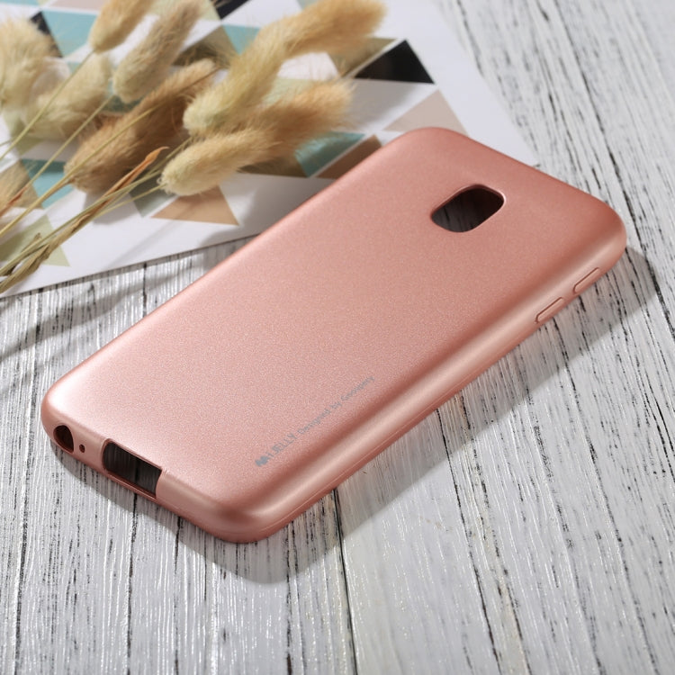 GOOSPERY I JELLY METAL Series for Galaxy J3 (2017) ( EU Version) Full Coverage TPU Protective Back Cover Case