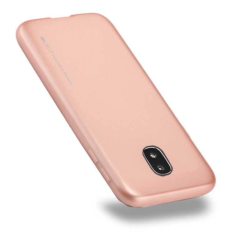 GOOSPERY I JELLY METAL Series for Galaxy J3 (2017) ( EU Version) Full Coverage TPU Protective Back Cover Case