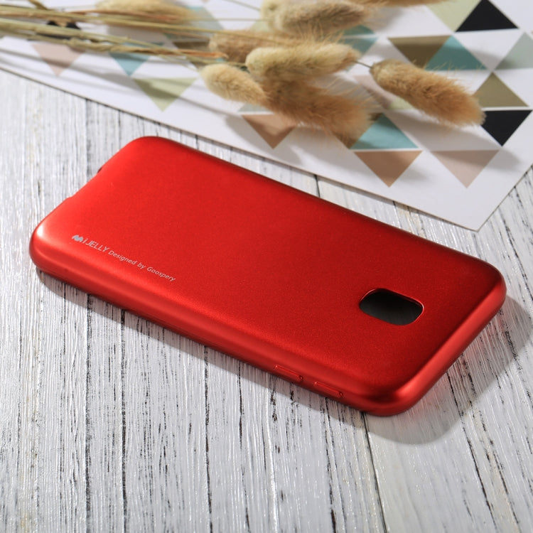 GOOSPERY I JELLY METAL Series for Galaxy J3 (2017) ( EU Version) Full Coverage TPU Protective Back Cover Case