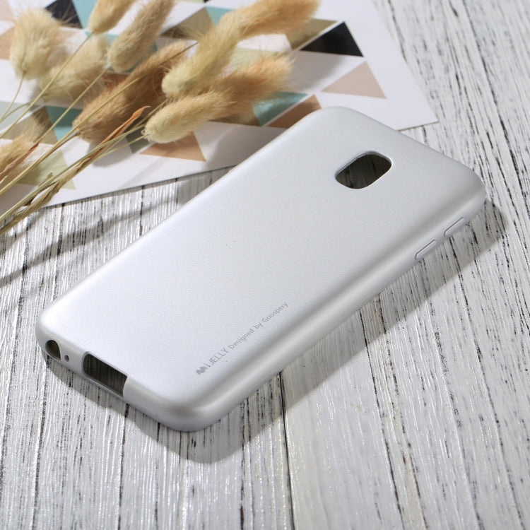 GOOSPERY I JELLY METAL Series for Galaxy J3 (2017) ( EU Version) Full Coverage TPU Protective Back Cover Case