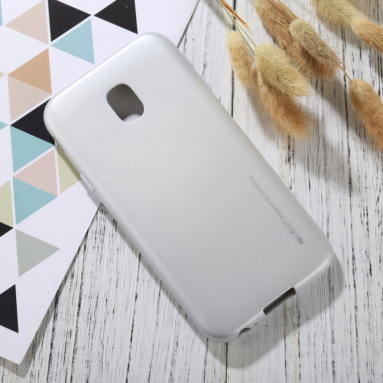 GOOSPERY I JELLY METAL Series for Galaxy J3 (2017) ( EU Version) Full Coverage TPU Protective Back Cover Case