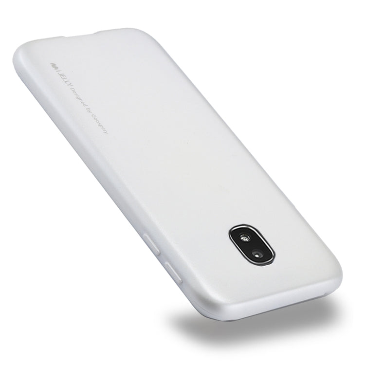 GOOSPERY I JELLY METAL Series for Galaxy J3 (2017) ( EU Version) Full Coverage TPU Protective Back Cover Case