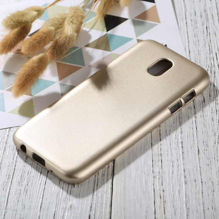 GOOSPERY I JELLY METAL Series for Galaxy J5 (2017) ( EU Version) Full Coverage TPU Protective Back Cover Case