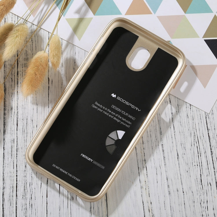 GOOSPERY I JELLY METAL Series for Galaxy J5 (2017) ( EU Version) Full Coverage TPU Protective Back Cover Case