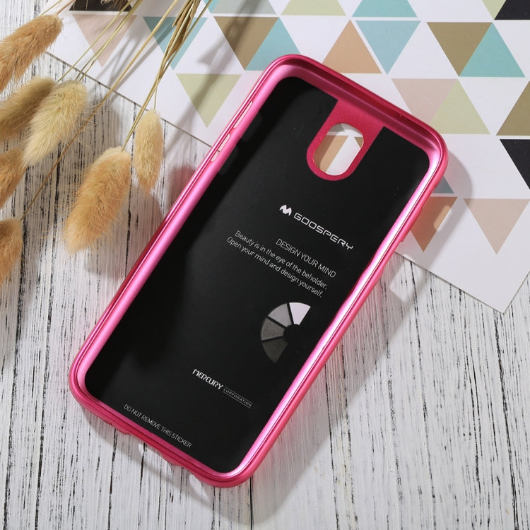 GOOSPERY I JELLY METAL Series for Galaxy J5 (2017) ( EU Version) Full Coverage TPU Protective Back Cover Case