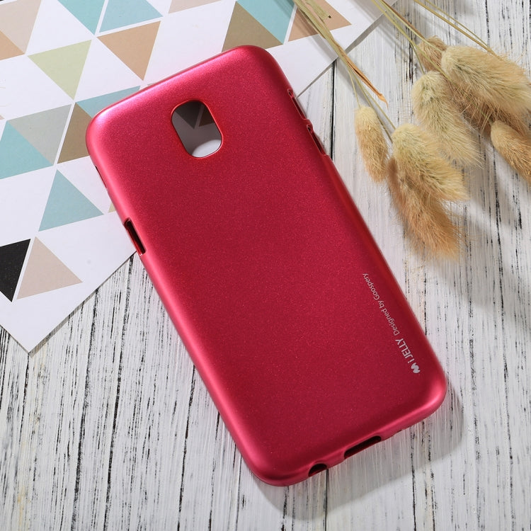 GOOSPERY I JELLY METAL Series for Galaxy J5 (2017) ( EU Version) Full Coverage TPU Protective Back Cover Case