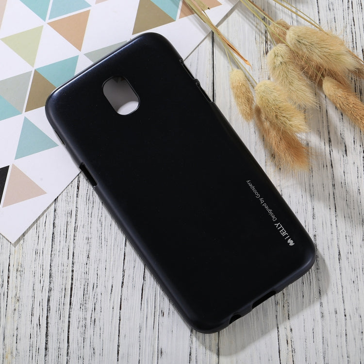 GOOSPERY I JELLY METAL Series for Galaxy J5 (2017) ( EU Version) Full Coverage TPU Protective Back Cover Case