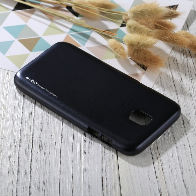 GOOSPERY I JELLY METAL Series for Galaxy J5 (2017) ( EU Version) Full Coverage TPU Protective Back Cover Case