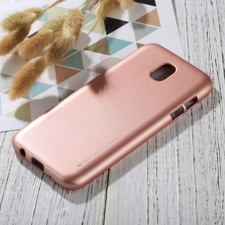GOOSPERY I JELLY METAL Series for Galaxy J5 (2017) ( EU Version) Full Coverage TPU Protective Back Cover Case