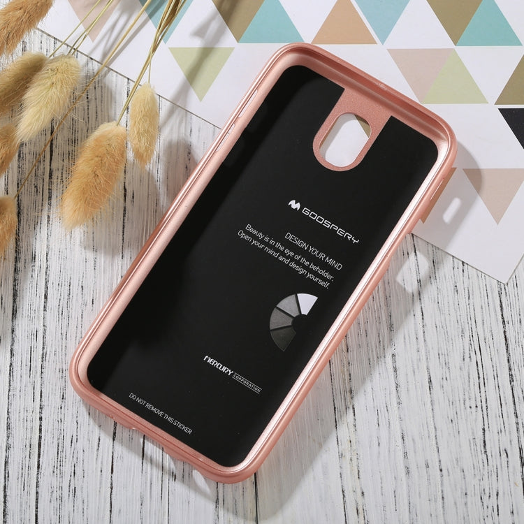 GOOSPERY I JELLY METAL Series for Galaxy J5 (2017) ( EU Version) Full Coverage TPU Protective Back Cover Case