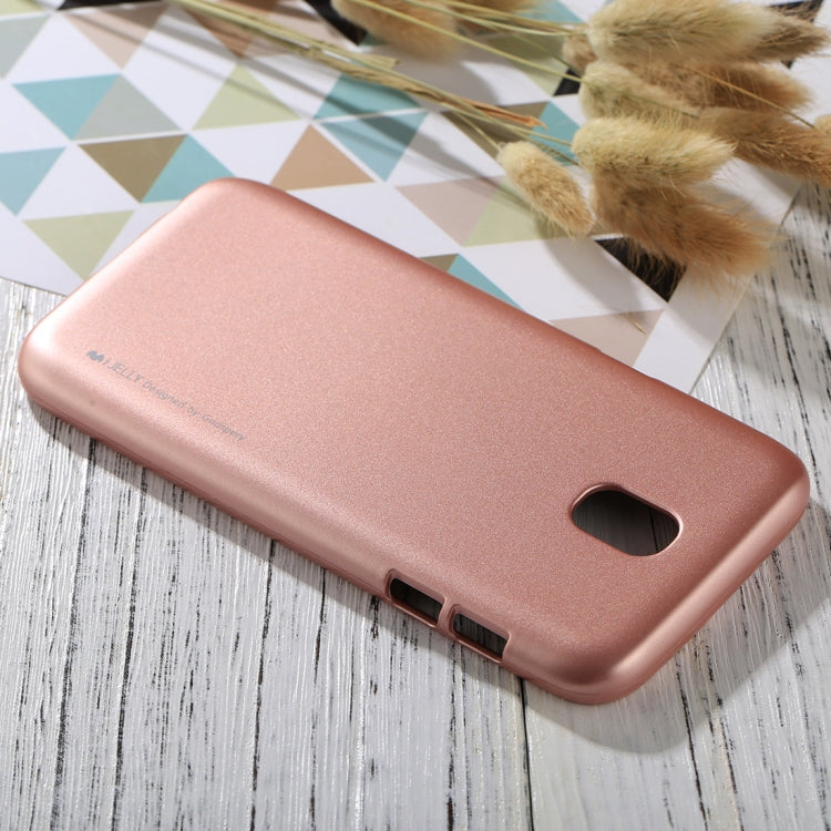 GOOSPERY I JELLY METAL Series for Galaxy J5 (2017) ( EU Version) Full Coverage TPU Protective Back Cover Case