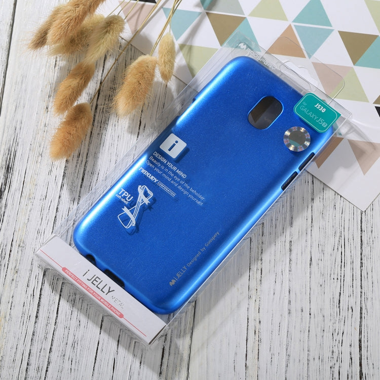 GOOSPERY I JELLY METAL Series for Galaxy J5 (2017) ( EU Version) Full Coverage TPU Protective Back Cover Case