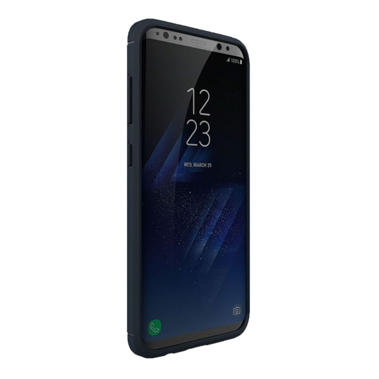 For Galaxy S8 Brushed Carbon Fiber Texture Shockproof TPU Protective Cover Case