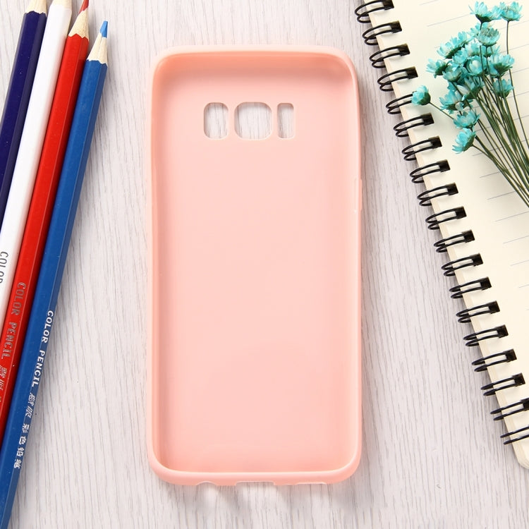 For Galaxy S8 Lovely Candy Colors Soft TPU Protective Case