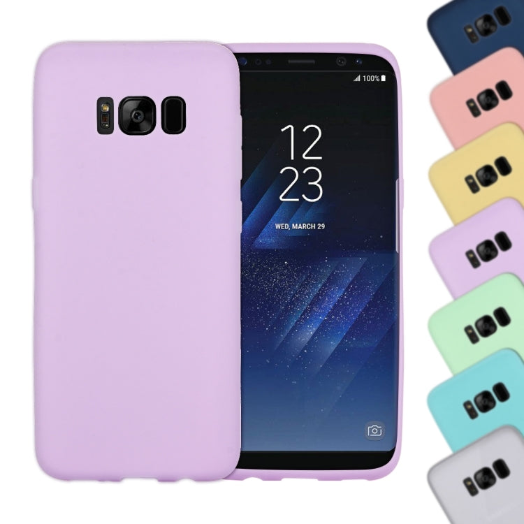 For Galaxy S8 Lovely Candy Colors Soft TPU Protective Case