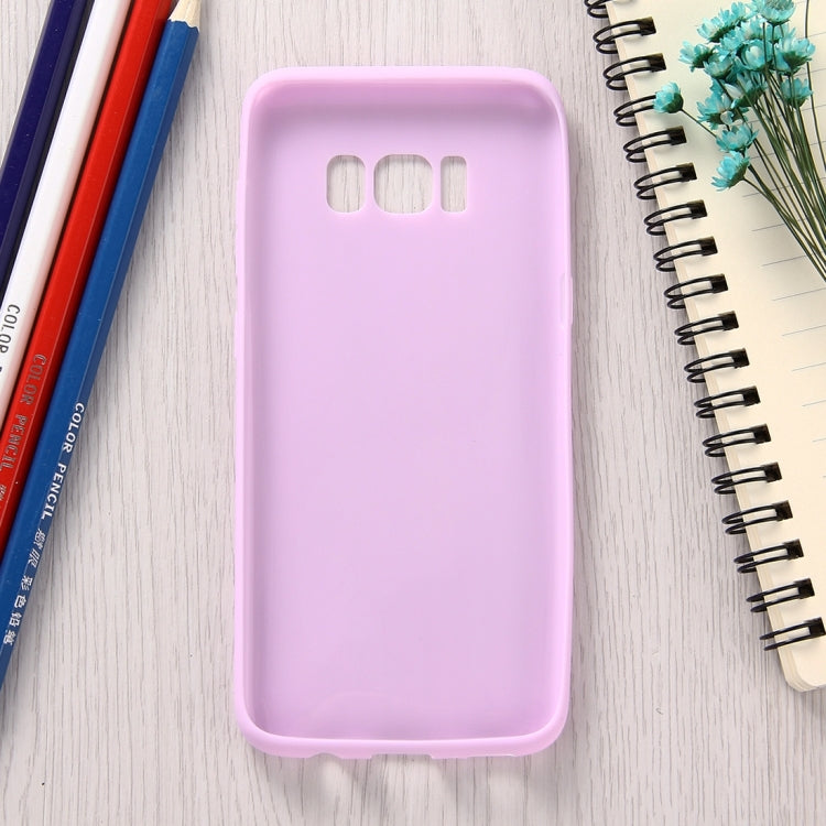 For Galaxy S8 Lovely Candy Colors Soft TPU Protective Case