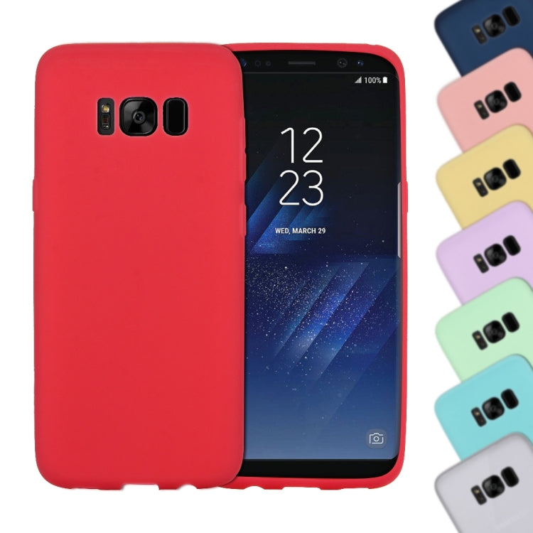 For Galaxy S8 Lovely Candy Colors Soft TPU Protective Case